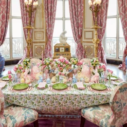 Placemats<Mrs. Alice Pink Pia Woven Placemats (Set of 4)