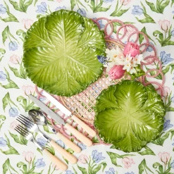 Placemats<Mrs. Alice Pink Pia Woven Placemats (Set of 4)