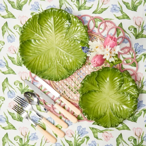Placemats<Mrs. Alice Pink Pia Woven Placemats (Set of 4)