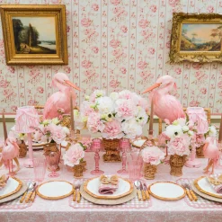 Spring Decorations<Mrs. Alice Pink Saskia Stork (Pair) - 60cm