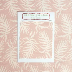 Serena Fresson Fabrics<Mrs. Alice Pink Trailing Ferns Fabric