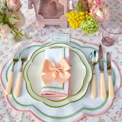 Glasses<Mrs. Alice Pink Tulip Water Glasses (Set of 4)