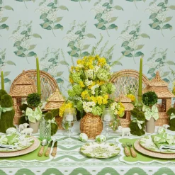 Spring Decorations<Mrs. Alice Potted Boxwood Ball with Green Bow (Pair)