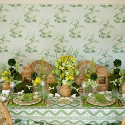 Spring Decorations<Mrs. Alice Potted Boxwood Ball with Green Bow (Pair)