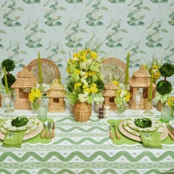 Spring Decorations<Mrs. Alice Potted Boxwood Ball with Green Bow (Pair)