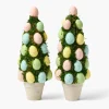Spring Decorations<Mrs. Alice Potted Pastel Easter Egg Tree (Pair)