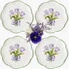 Dinner Plates | Crockery Sets<Mrs. Alice Purple Tulip Dinner Plates (Set of 4)