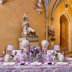 Dinner Plates | Crockery Sets<Mrs. Alice Purple Tulip Dinner Plates (Set of 4)