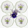 Starter Plates | Crockery Sets<Mrs. Alice Purple Tulip Starter Plates (Set of 4)