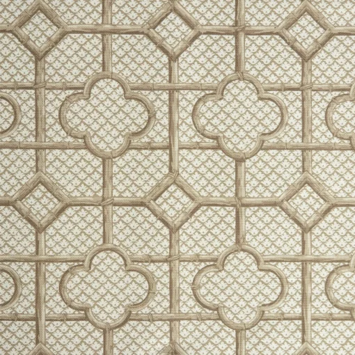 Serena Fresson Fabrics<Mrs. Alice Putty Bamboo Trellis Fabric