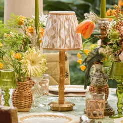 Summer Lighting | Lampshades<Mrs. Alice Putty Ikat Lampshade (18cm)