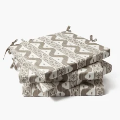 Cushions<Mrs. Alice Putty Ikat Seat Pad Cushions (Set of 4)