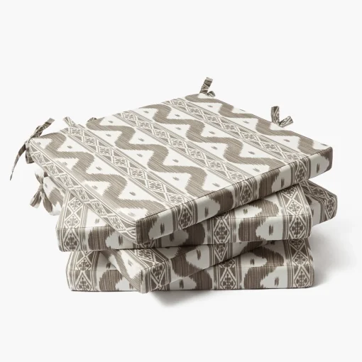 Cushions<Mrs. Alice Putty Ikat Seat Pad Cushions (Set of 4)