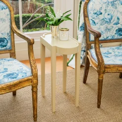 Furniture<Mrs. Alice Putty Lacquer Side Table