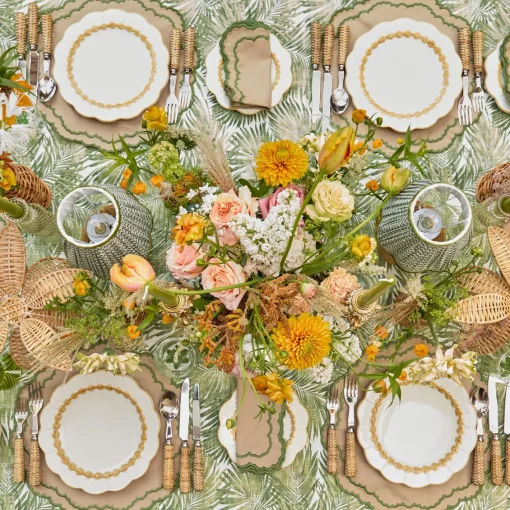 Summer Crockery | Crockery Sets<Mrs. Alice Putty Laurel Dinner & Starter Plates (Set of 8)