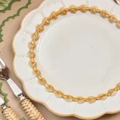 Summer Crockery | Crockery Sets<Mrs. Alice Putty Laurel Dinner & Starter Plates (Set of 8)