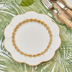 Summer Crockery | Crockery Sets<Mrs. Alice Putty Laurel Dinner & Starter Plates (Set of 8)