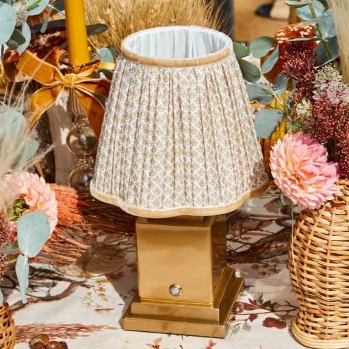Lampshades<Mrs. Alice Putty Lotus Lampshade (18cm)