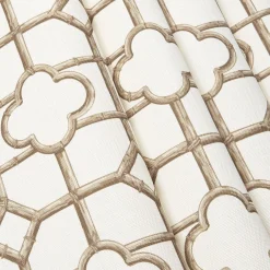 Serena Fresson Fabrics<Mrs. Alice Putty Shaded Bamboo Fabric