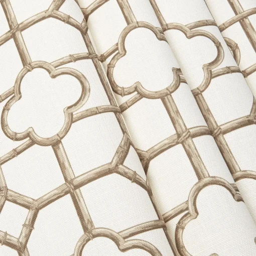 Serena Fresson Fabrics<Mrs. Alice Putty Shaded Bamboo Fabric