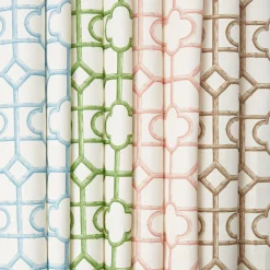 Serena Fresson Fabrics<Mrs. Alice Putty Shaded Bamboo Fabric