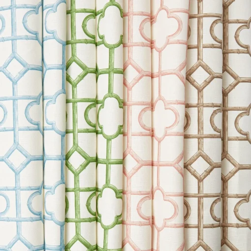 Serena Fresson Fabrics<Mrs. Alice Putty Shaded Bamboo Fabric