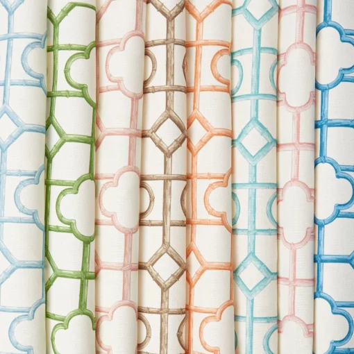 Serena Fresson Fabrics<Mrs. Alice Putty Shaded Bamboo Fabric