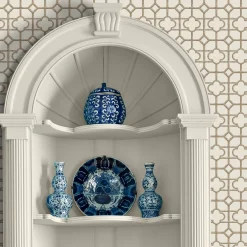 Serena Fresson Wallpapers<Mrs. Alice Putty Shaded Bamboo Wallpaper