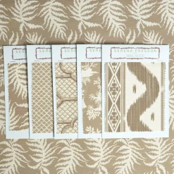 Serena Fresson Fabrics<Mrs. Alice Putty Trailing Ferns Fabric