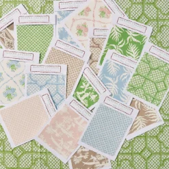 Serena Fresson Fabrics<Mrs. Alice Putty Trailing Ferns Fabric