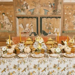 Autumn Decorations<Mrs. Alice Raffia Pumpkin Family