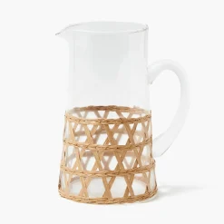 Summer Glassware | Jugs<Mrs. Alice Raffia Water Jug