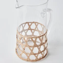 Summer Glassware | Jugs<Mrs. Alice Raffia Water Jug