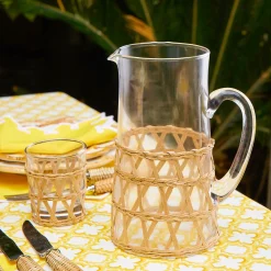 Summer Glassware | Jugs<Mrs. Alice Raffia Water Jug