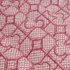 Serena Fresson Fabrics<Mrs. Alice Raspberry Pink Bamboo Trellis Fabric