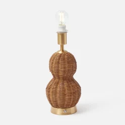 Rechargeable Table Lamps | Lamp Stands<Mrs. Alice Rattan Bardot Rechargeable Lamp