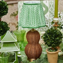 Rechargeable Table Lamps | Lamp Stands<Mrs. Alice Rattan Bardot Rechargeable Lamp