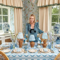 Rechargeable Table Lamps | Lamp Stands<Mrs. Alice Rattan Bardot Rechargeable Lamp