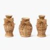 Vases | Vases & Planters<Mrs. Alice Rattan Bow Vases (Set of 3)