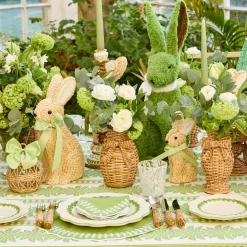 Vases | Vases & Planters<Mrs. Alice Rattan Bow Vases (Set of 3)