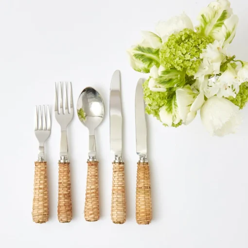 Cutlery Sets<Mrs. Alice Rattan Cutlery (5 Piece)