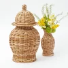 Year-round Decorations | Spring Decorations<Mrs. Alice Rattan Ginger Jar