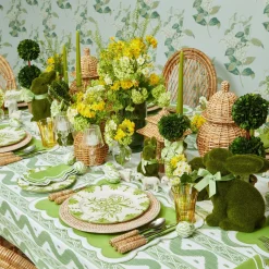 Year-round Decorations | Spring Decorations<Mrs. Alice Rattan Ginger Jar