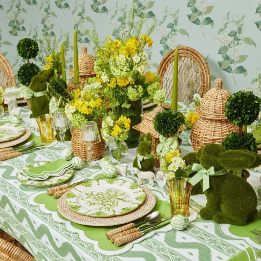 Year-round Decorations | Spring Decorations<Mrs. Alice Rattan Ginger Jar