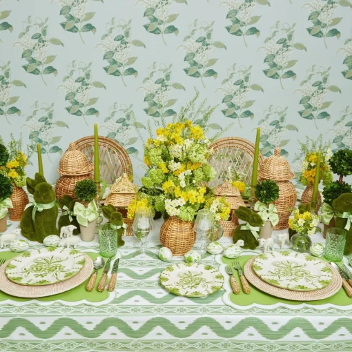Year-round Decorations | Spring Decorations<Mrs. Alice Rattan Ginger Jar