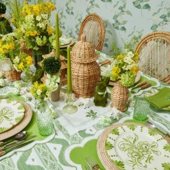 Year-round Decorations | Spring Decorations<Mrs. Alice Rattan Ginger Jar