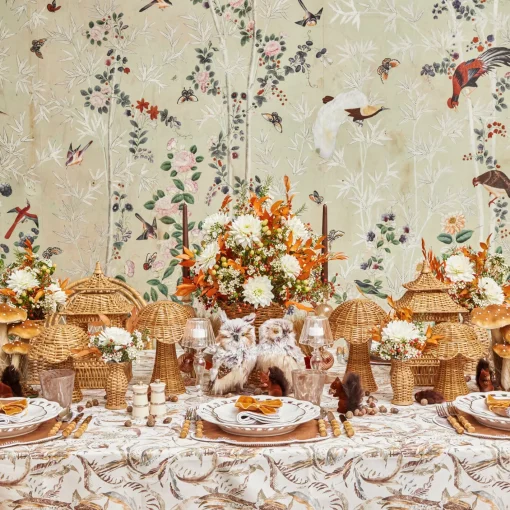 Year-round Decorations | Autumn Decorations<Mrs. Alice Rattan Mushroom Family