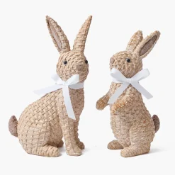 Spring Decorations<Mrs. Alice Rattan Rabbit (Pair)