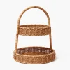 For The Hostess | For The Rattan Lover<Mrs. Alice Rattan Two Tiered Stand