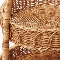 For The Hostess | For The Rattan Lover<Mrs. Alice Rattan Two Tiered Stand